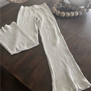 Project Social T Ribbed Knit Beige Pants
